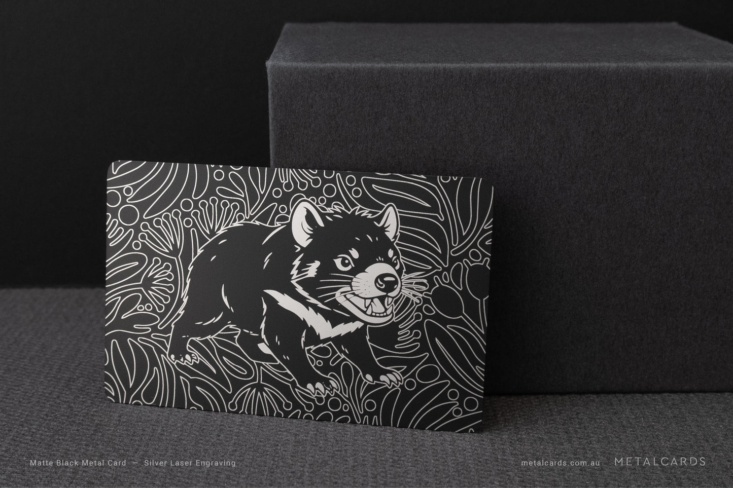 48h Quick Matte Black Stainless Steel Card