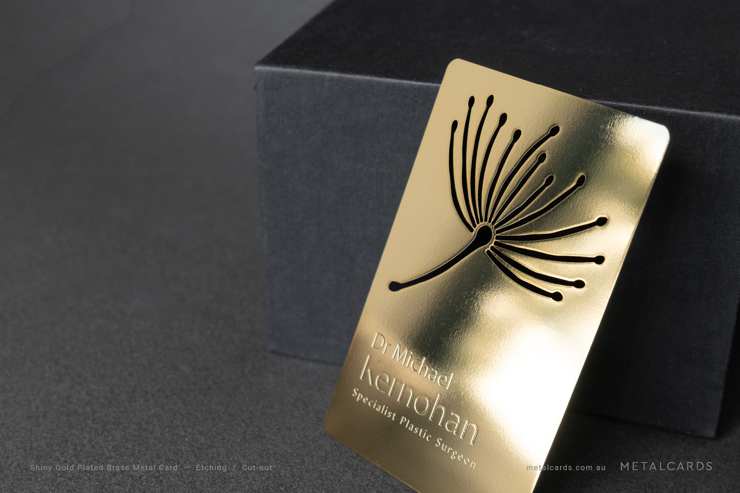 Brass Metal Card