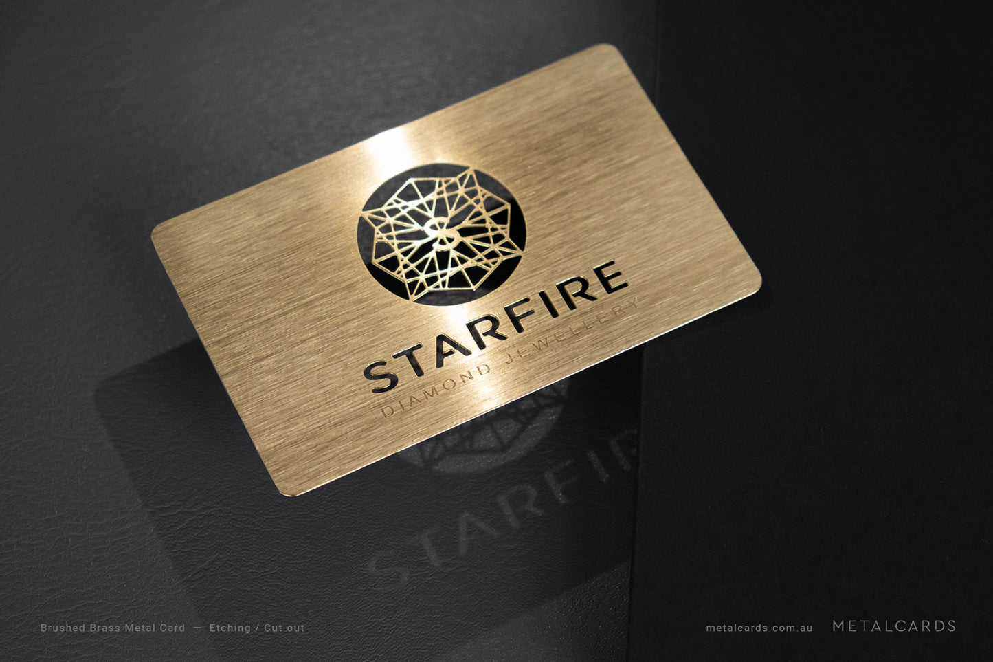 Brass Metal Card