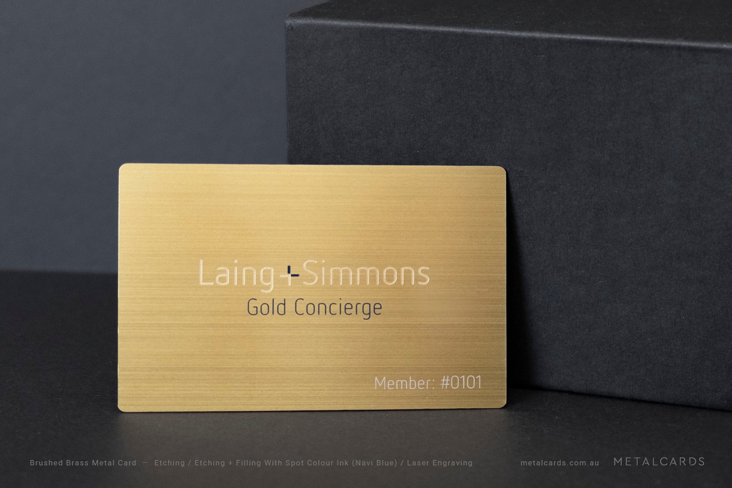 Brass Metal Card