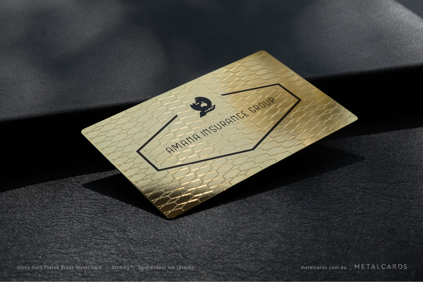 Brass Metal Card