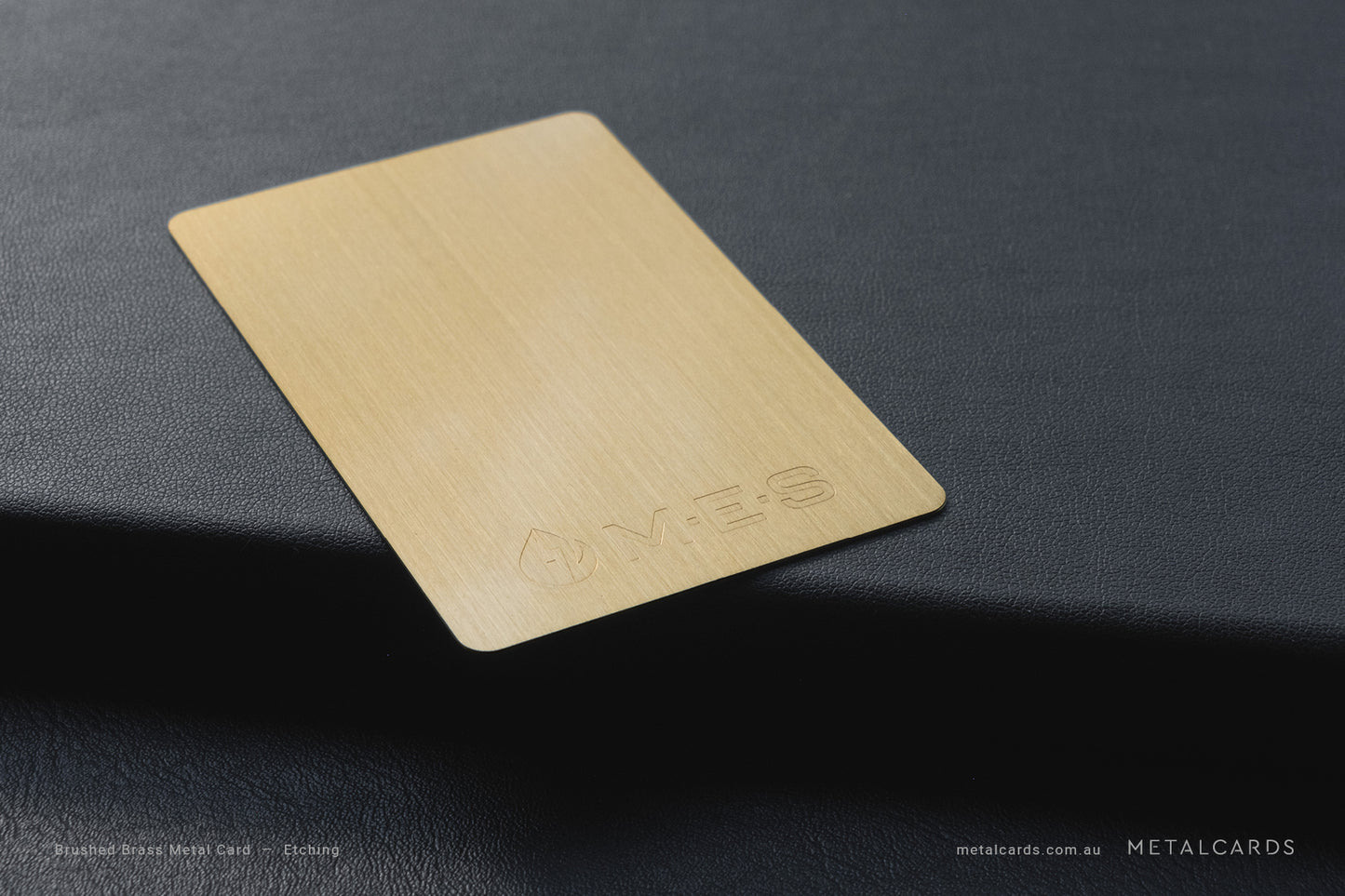 Brass Metal Card