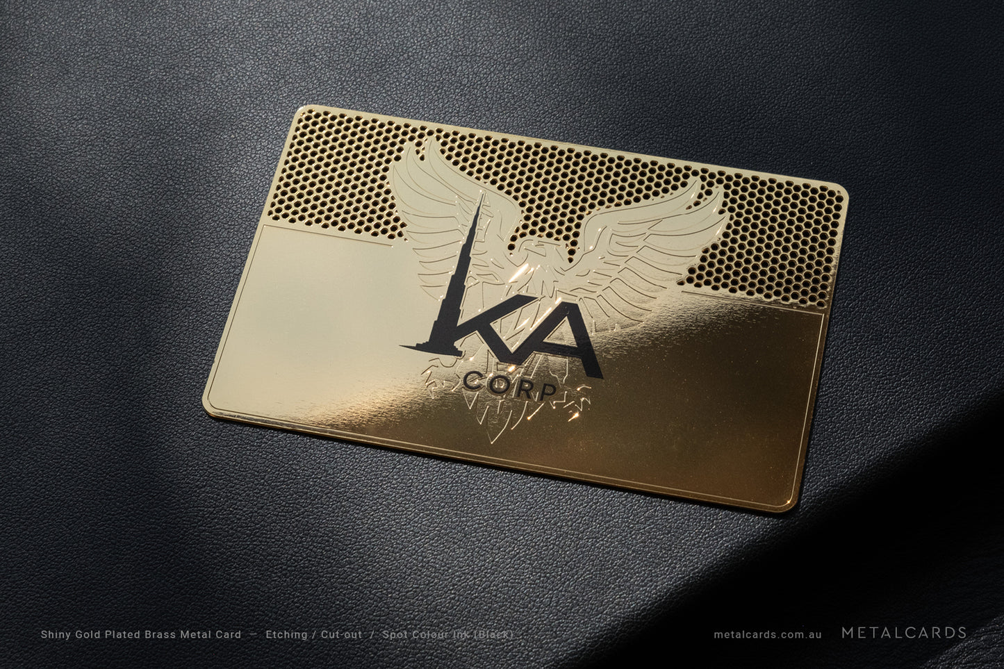 Brass Metal Card