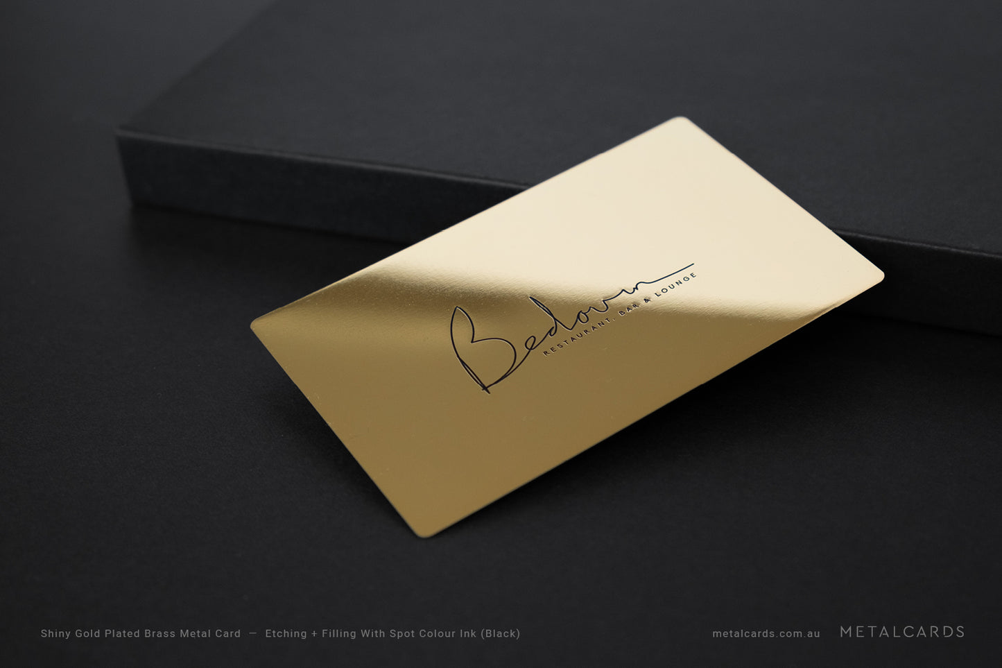 Brass Metal Card