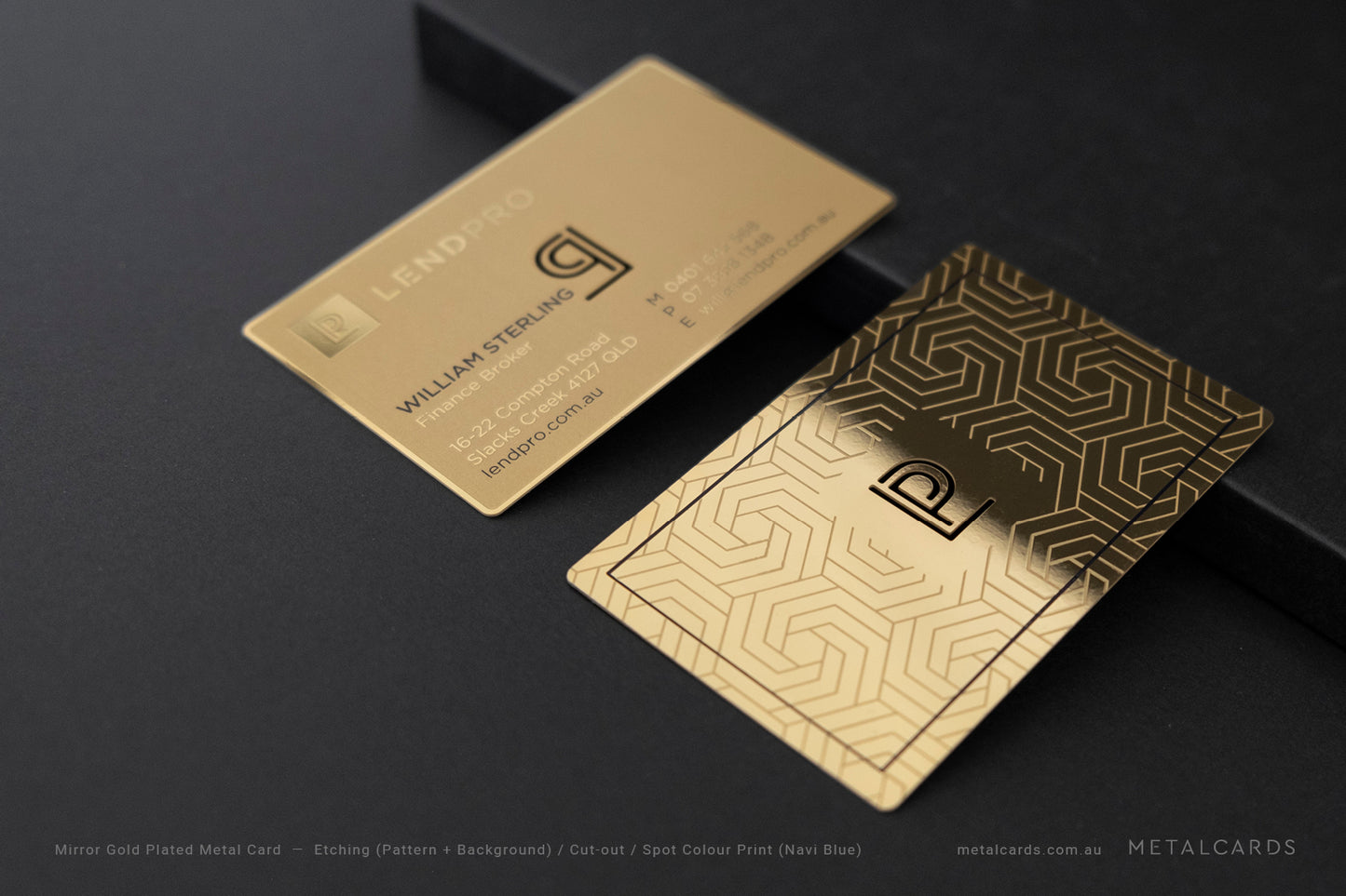 Gold Metal Card
