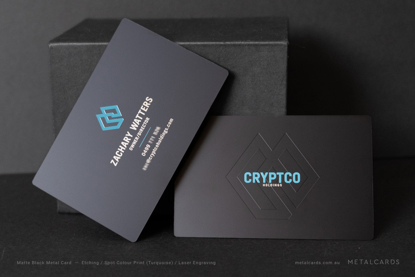 Matte Black Metal Card