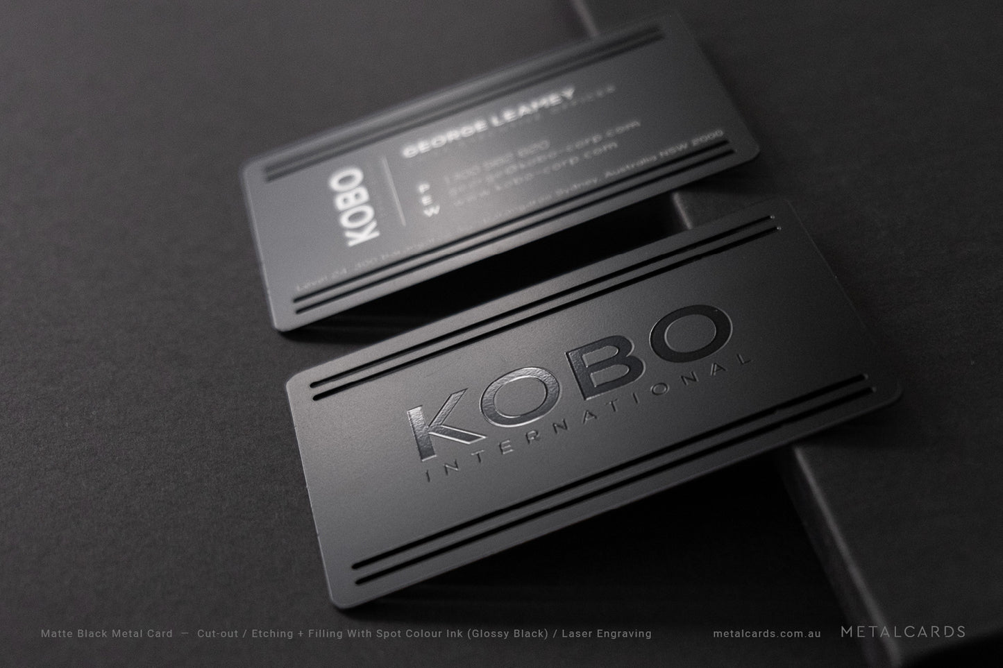 Matte Black Metal Card