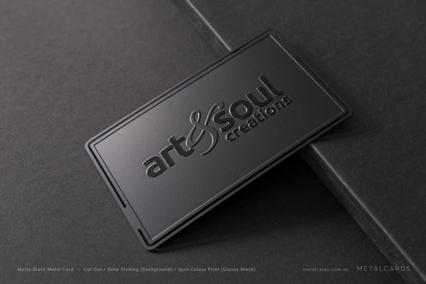 Matte Black Metal Card