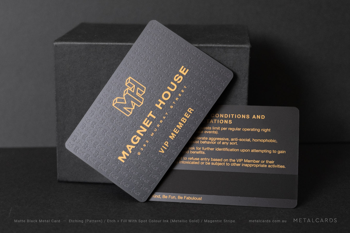 Matte Black Metal Card