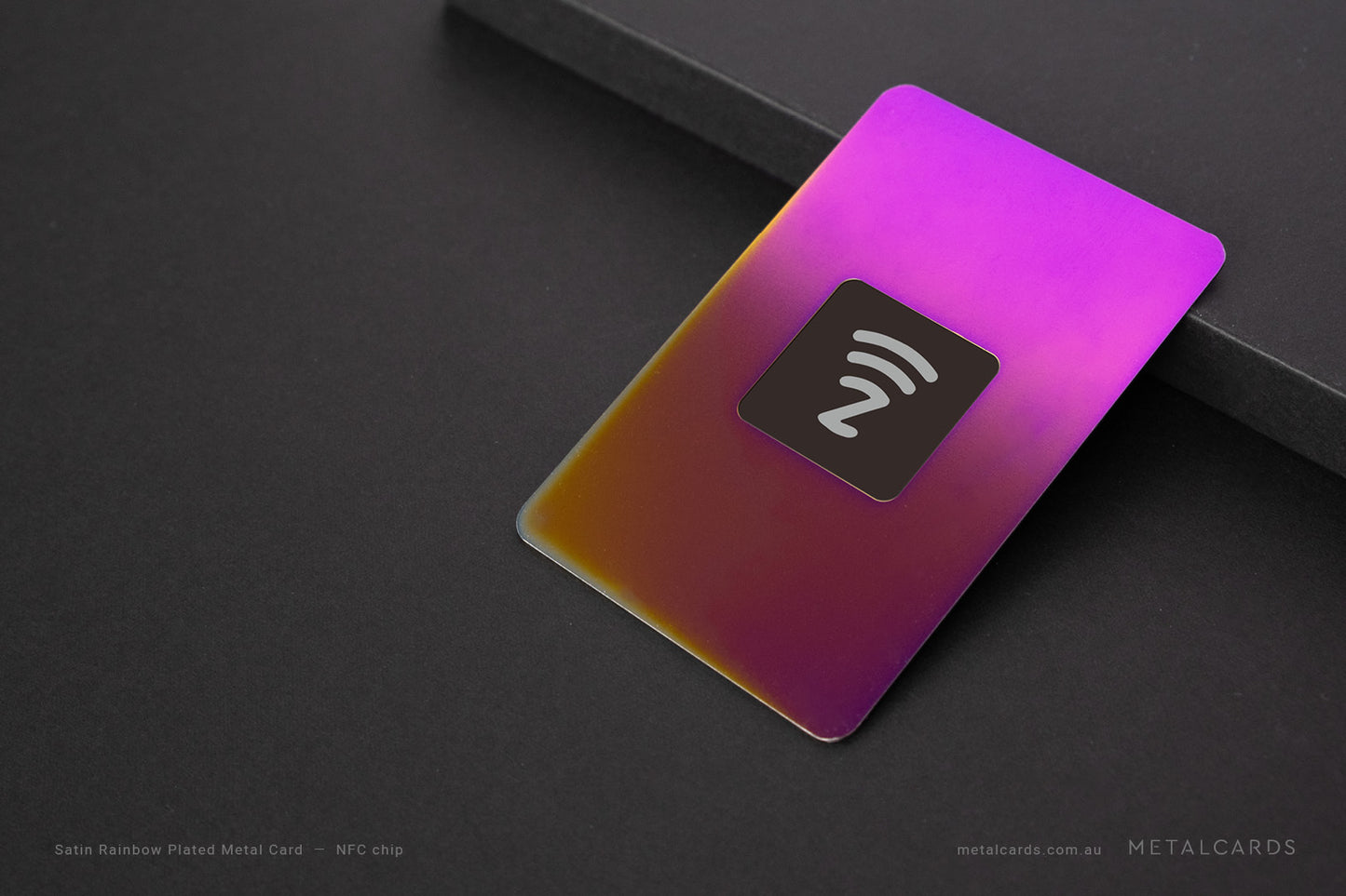 Rainbow Metal Card