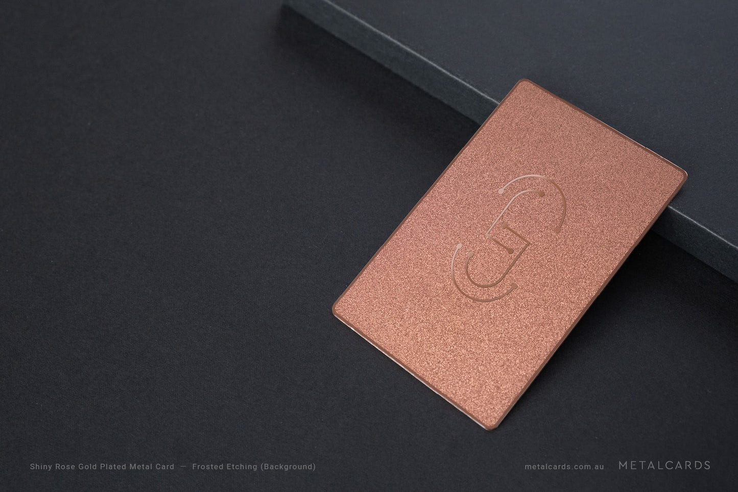 Rose Gold Metal Card
