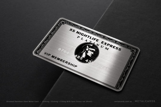 Stainless Steel Metal Card