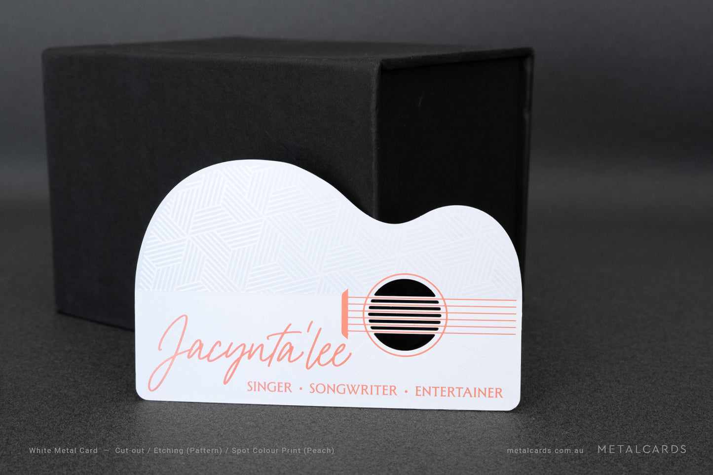 White Metal Card