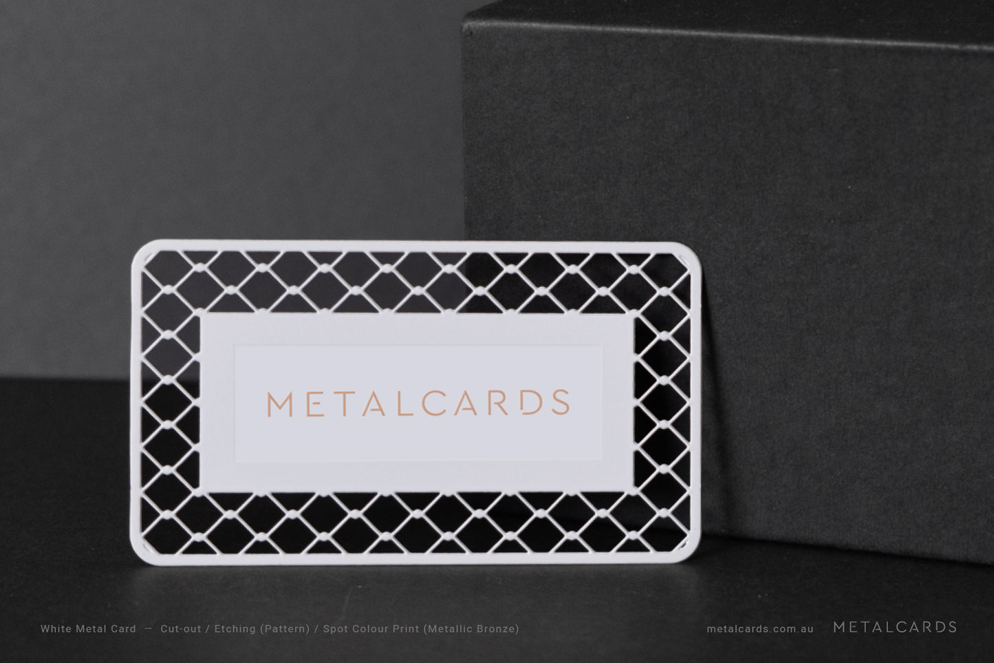 White Metal Card