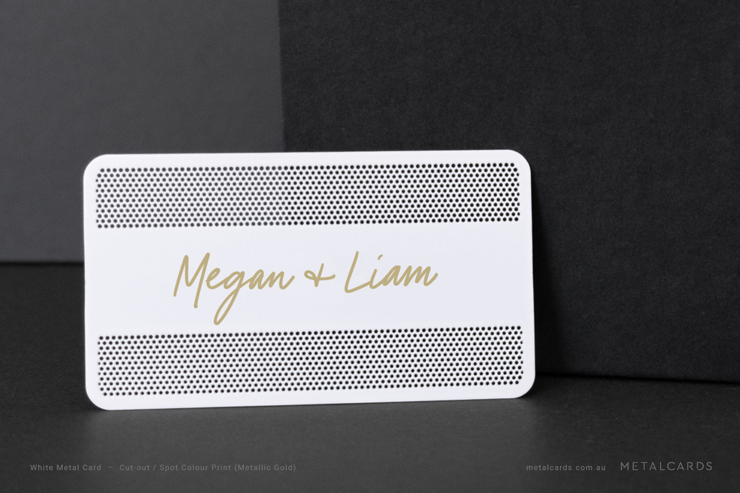 White Metal Card