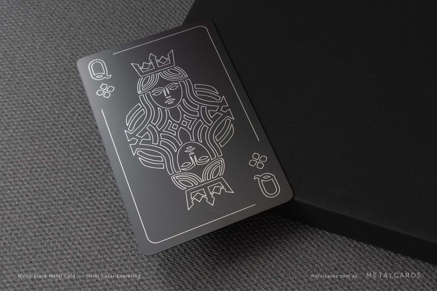 48h Quick Matte Black Stainless Steel Card