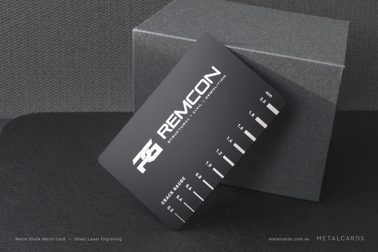 48h Quick Matte Black Stainless Steel Card