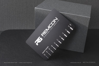 48h Quick Matte Black Stainless Steel Card