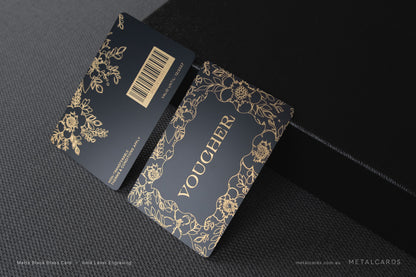 48h Quick Matte Black Brass Card