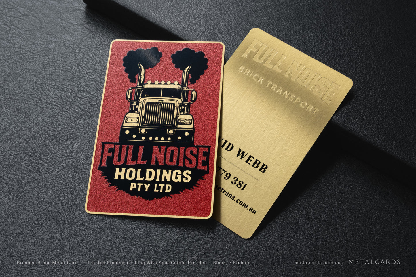 Brass Metal Card