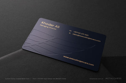 Custom Colour Metal Card