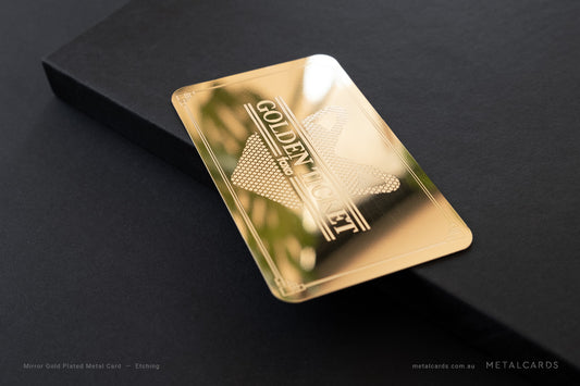 Gold Metal Card