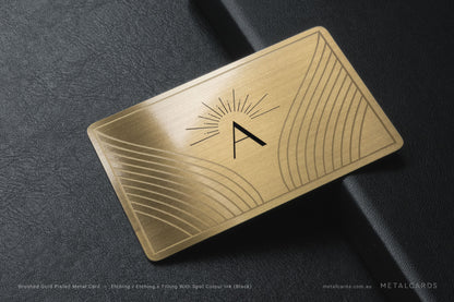Gold Metal Card
