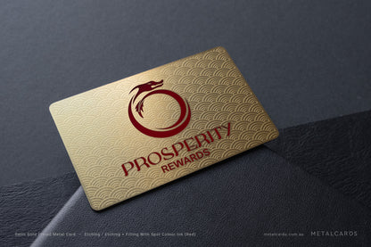 Gold Metal Card