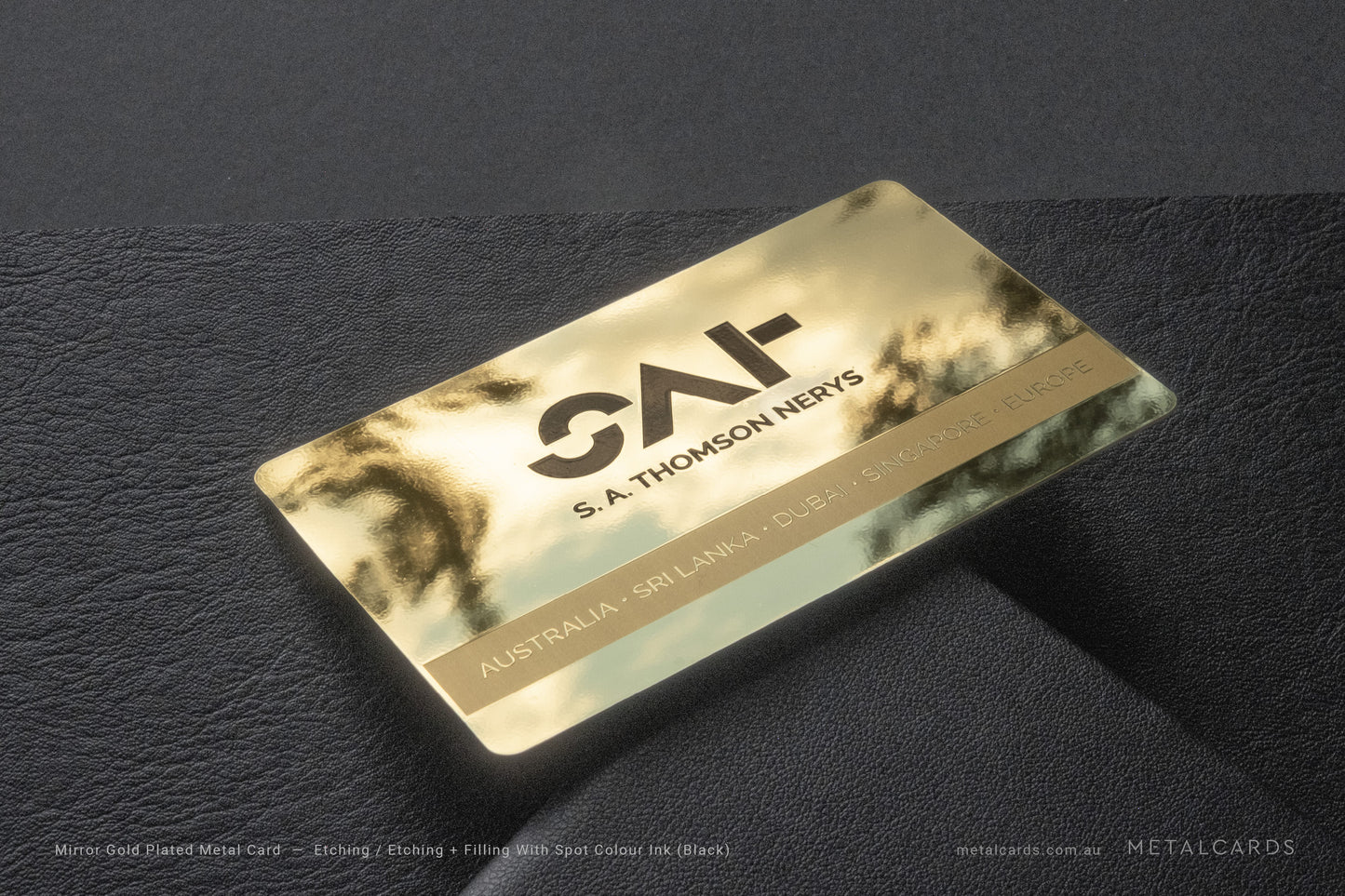 Gold Metal Card