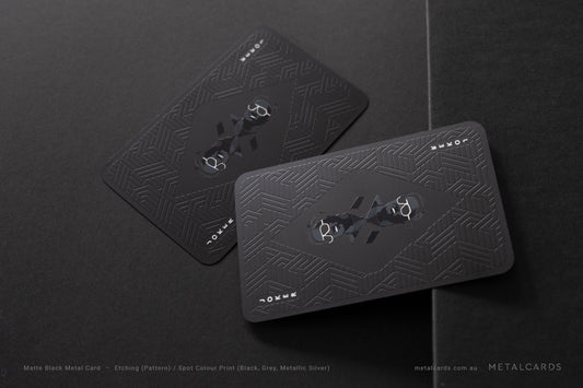 Matte Black Metal Card