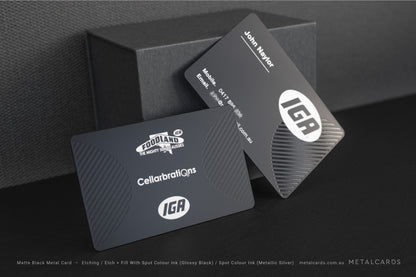 Matte Black Metal Card