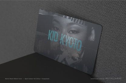Matte Black Metal Card
