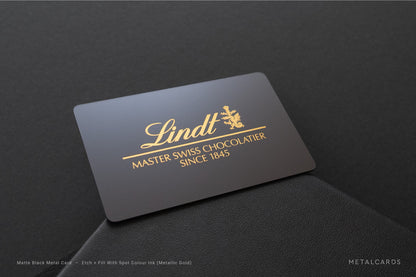 Matte Black Metal Card