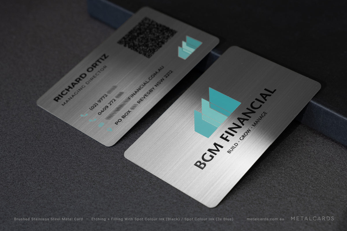 Customized Steel Card Metal Cards Australia | Stainless Steel Metal Card