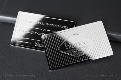 Stainless Steel Metal Card
