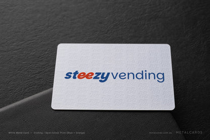 White Metal Card