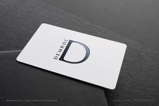 White Metal Card