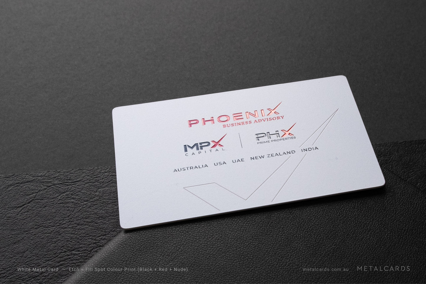 White Metal Card