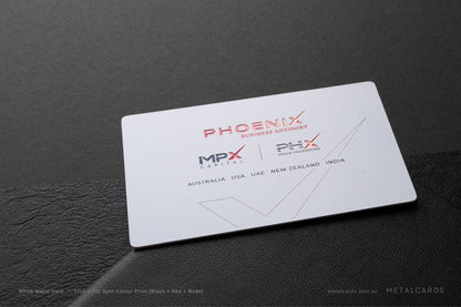 White Metal Card