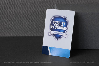 White Metal Card